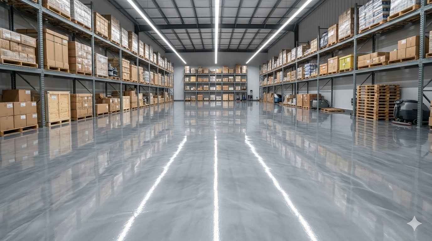 Commercial epoxy flooring